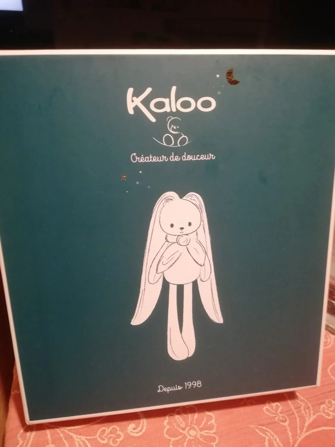Kaloo Lapinoo Hasen-Kuscheltuch pfirsich 30 cm weich
