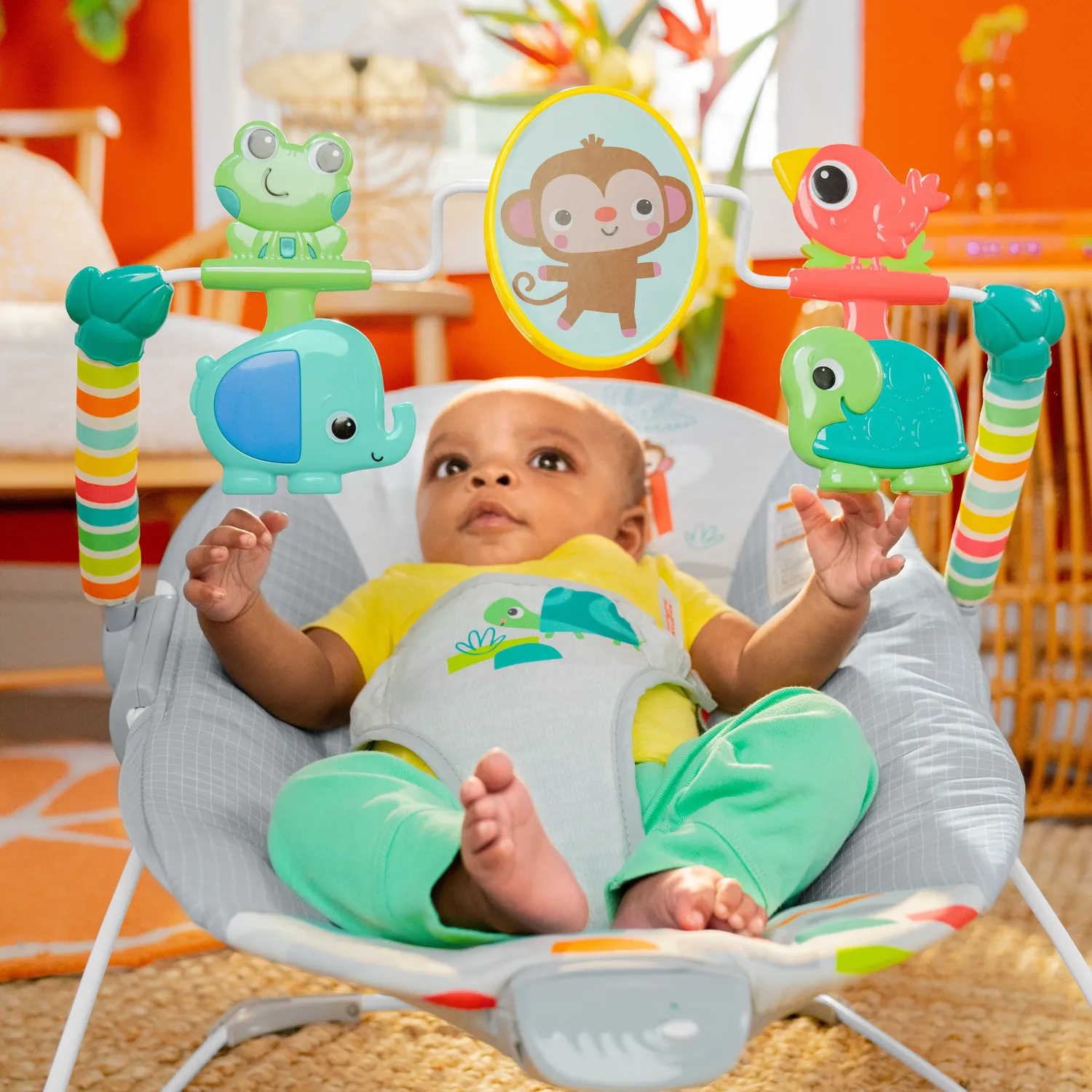 Bright Starts Playful Paradise Babywippe mit Vibration
