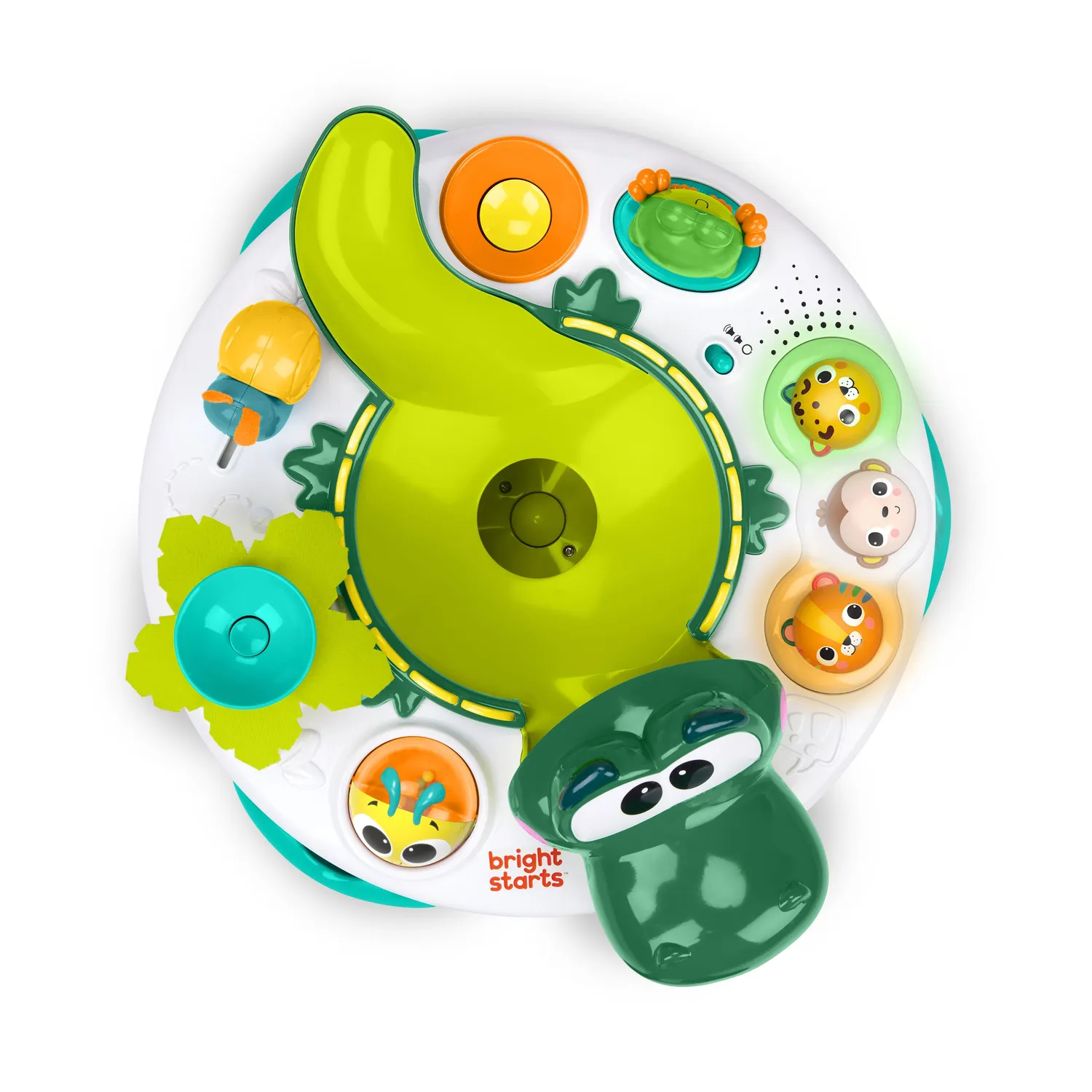 Bright Starts Giggly Gator Pop Spieltisch mit Kugeln 6M+