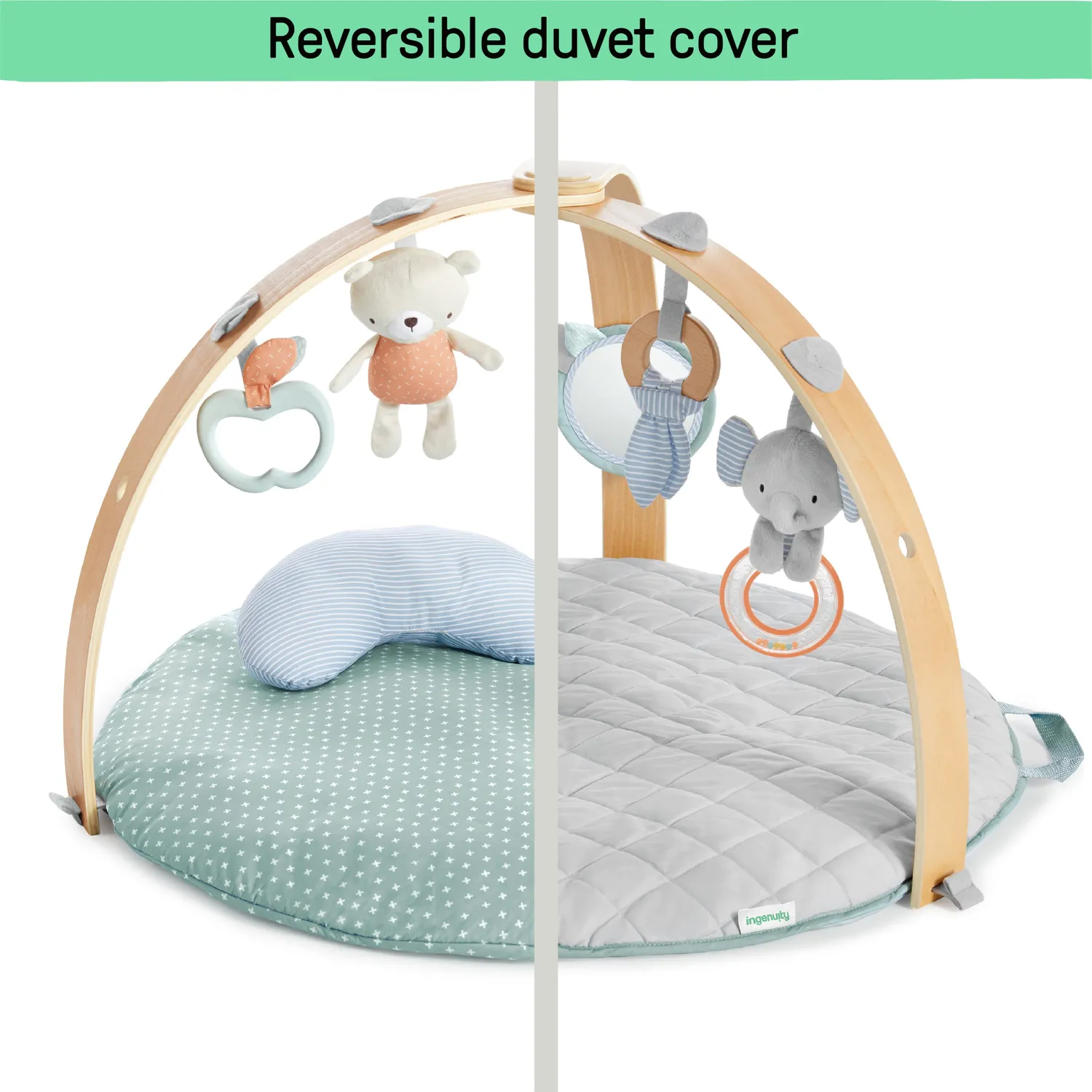 Ingenuity Cozy Spot Duvet Spielbogen Loamy mit Matte