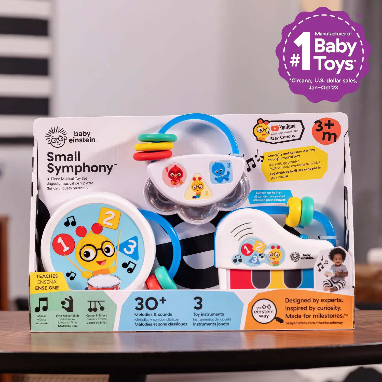 Baby Einstein Small Symphony Musikspielzeug-Set 3-teilig ab 3 Monaten
