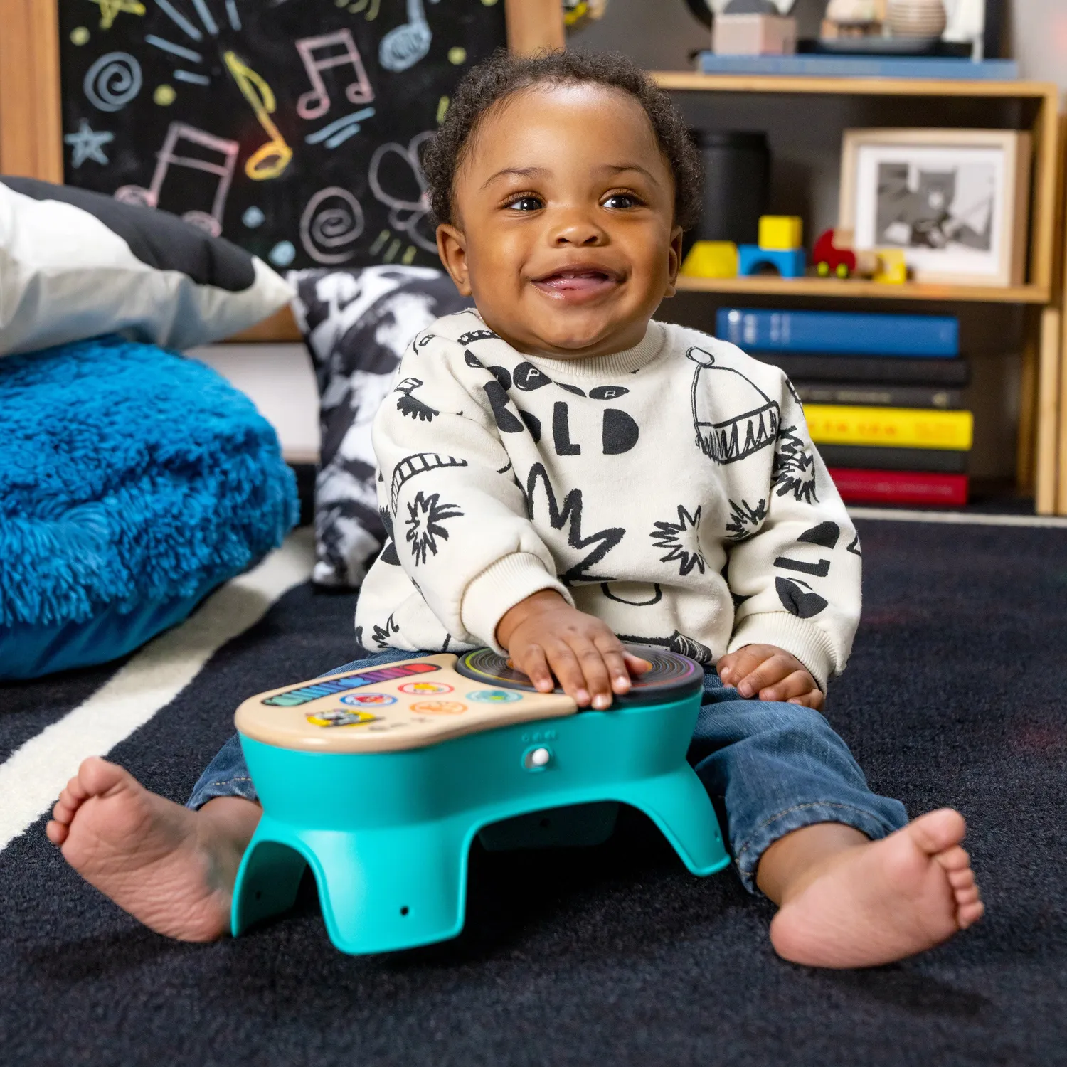 Baby Einstein DJ Discovery Magic Touch Plattenspieler Musikspielzeug Holz
