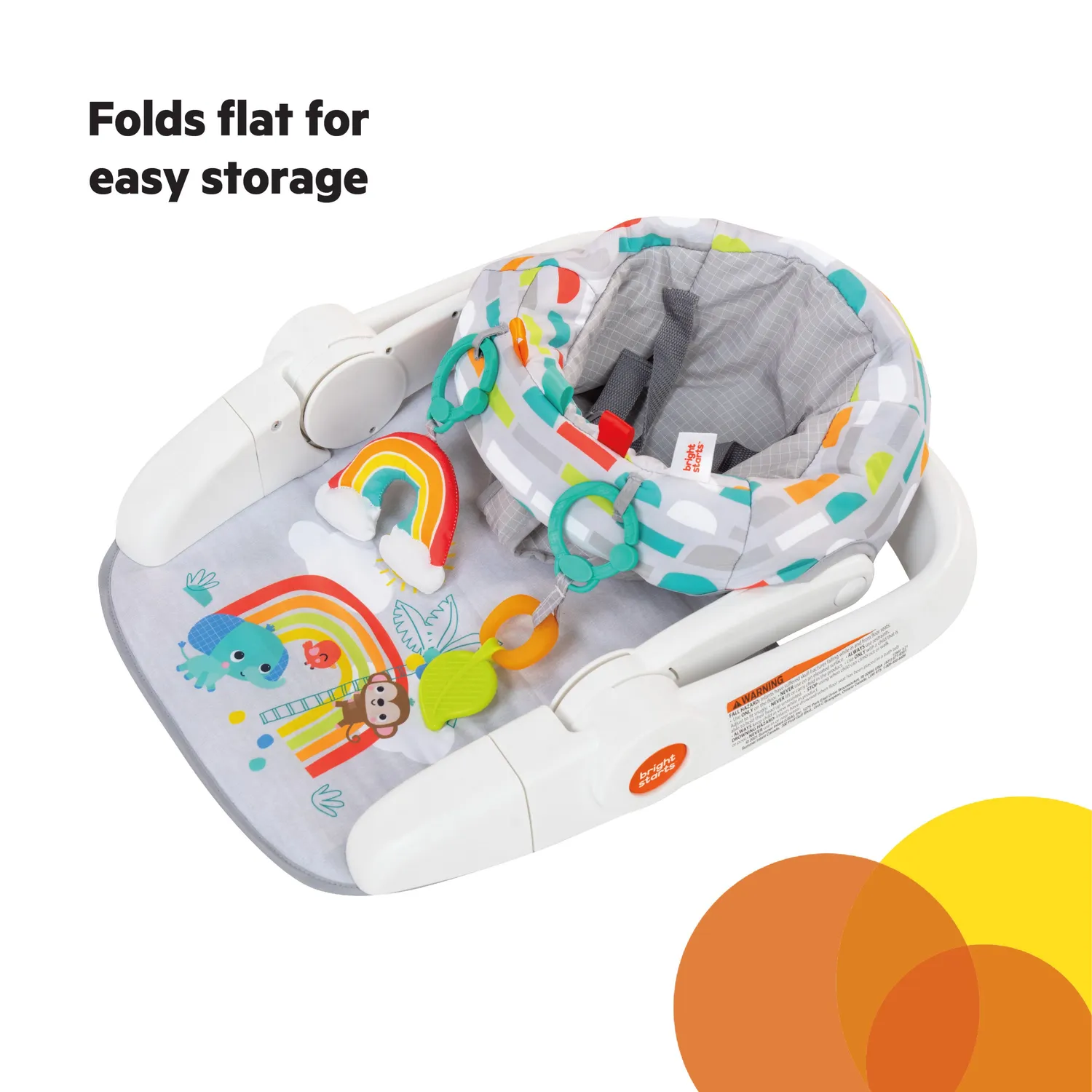 Bright Starts Learn-to-Sit Bodensitz Playful Paradise