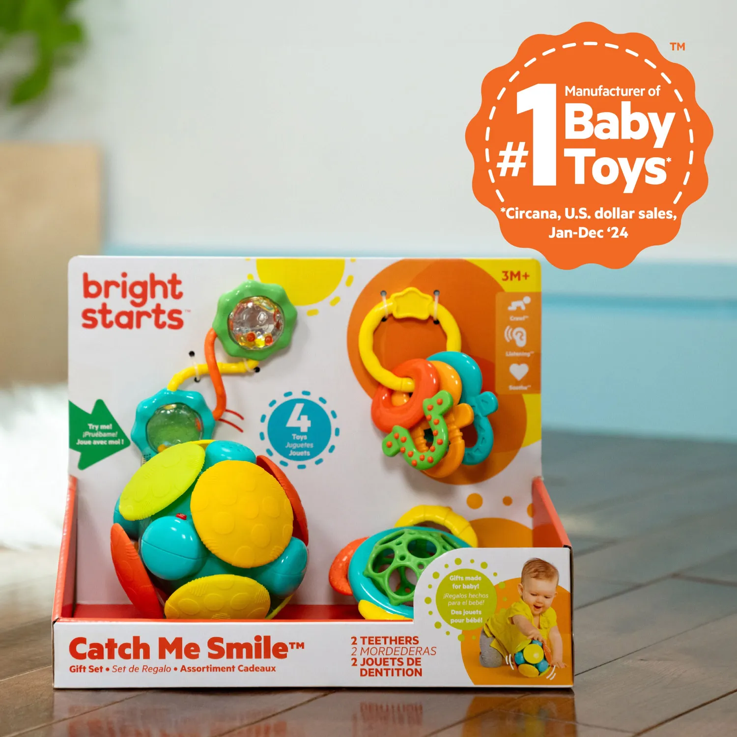 Bright Starts Catch Me Smile Spielzeug-Set 4-teilig