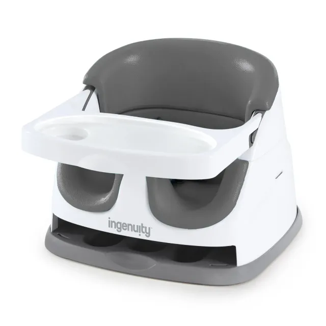Ingenuity Baby Base 2-in-1 Boostersitz Schiefer mit Tablett