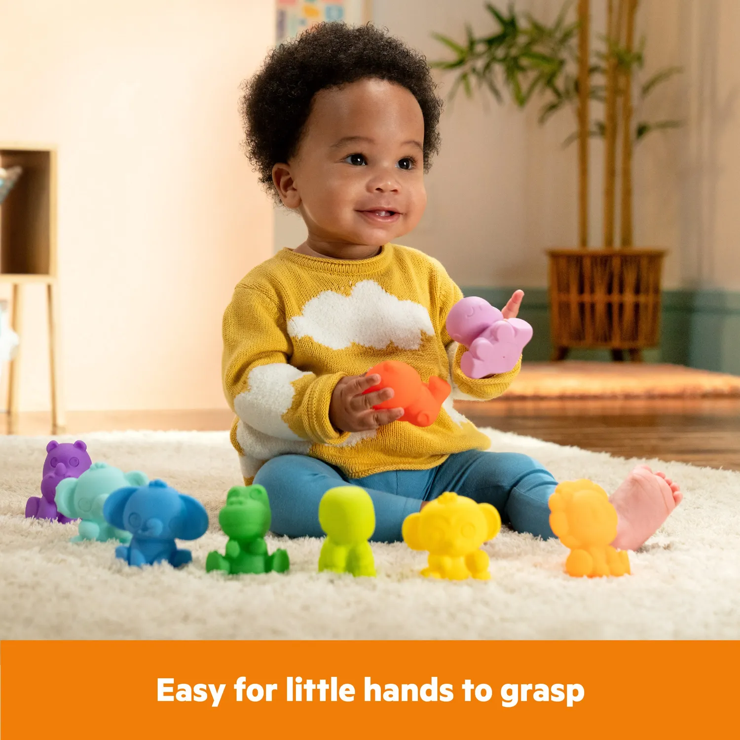 Bright Starts Cubes Cuties Badespielzeug 18-teilig stapelbar