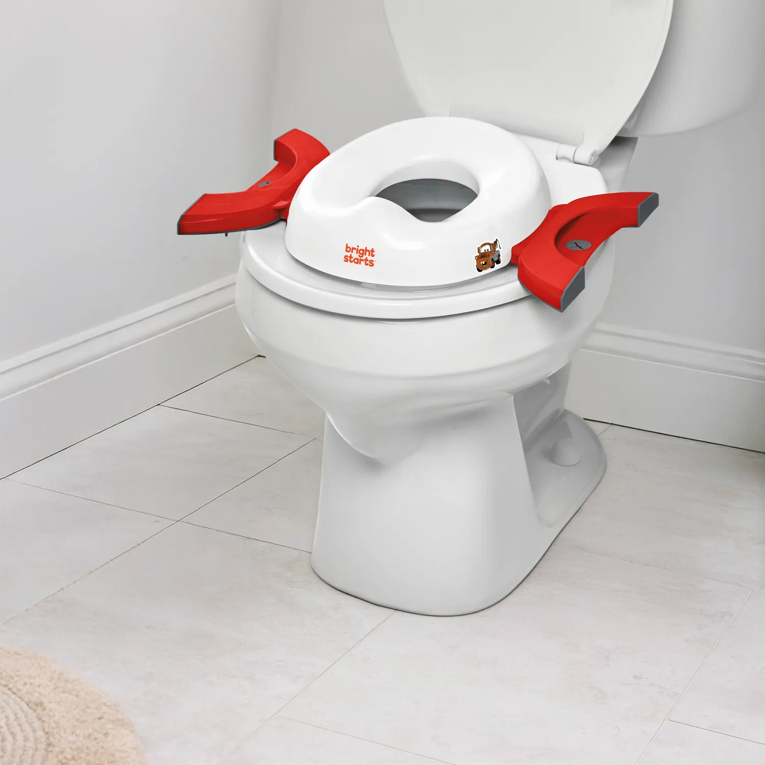 Bright Starts Cars 2-in-1 My Travel Potty Reisetöpfchen Rot