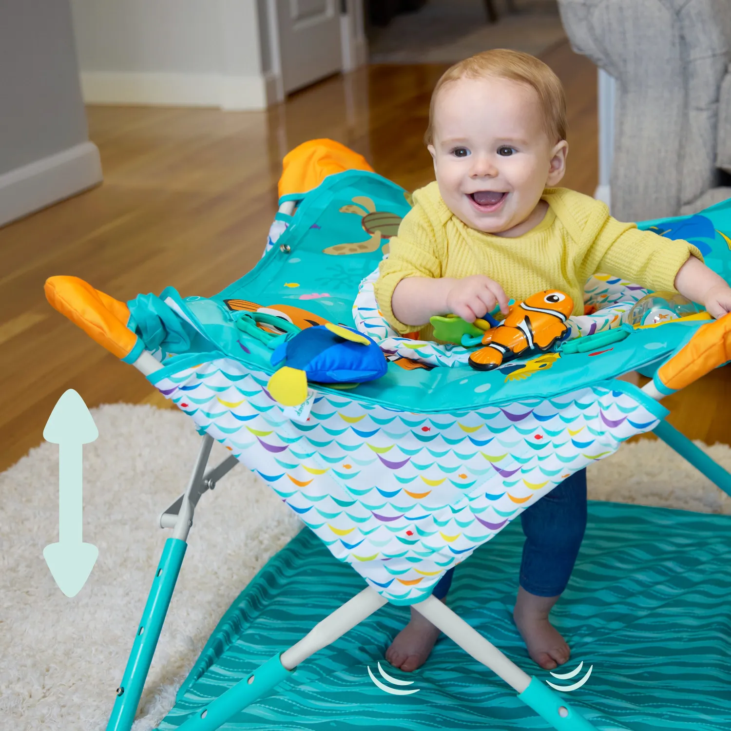 Disney Baby Findet Nemo Pop N Jump Jumper faltbar mit Dach