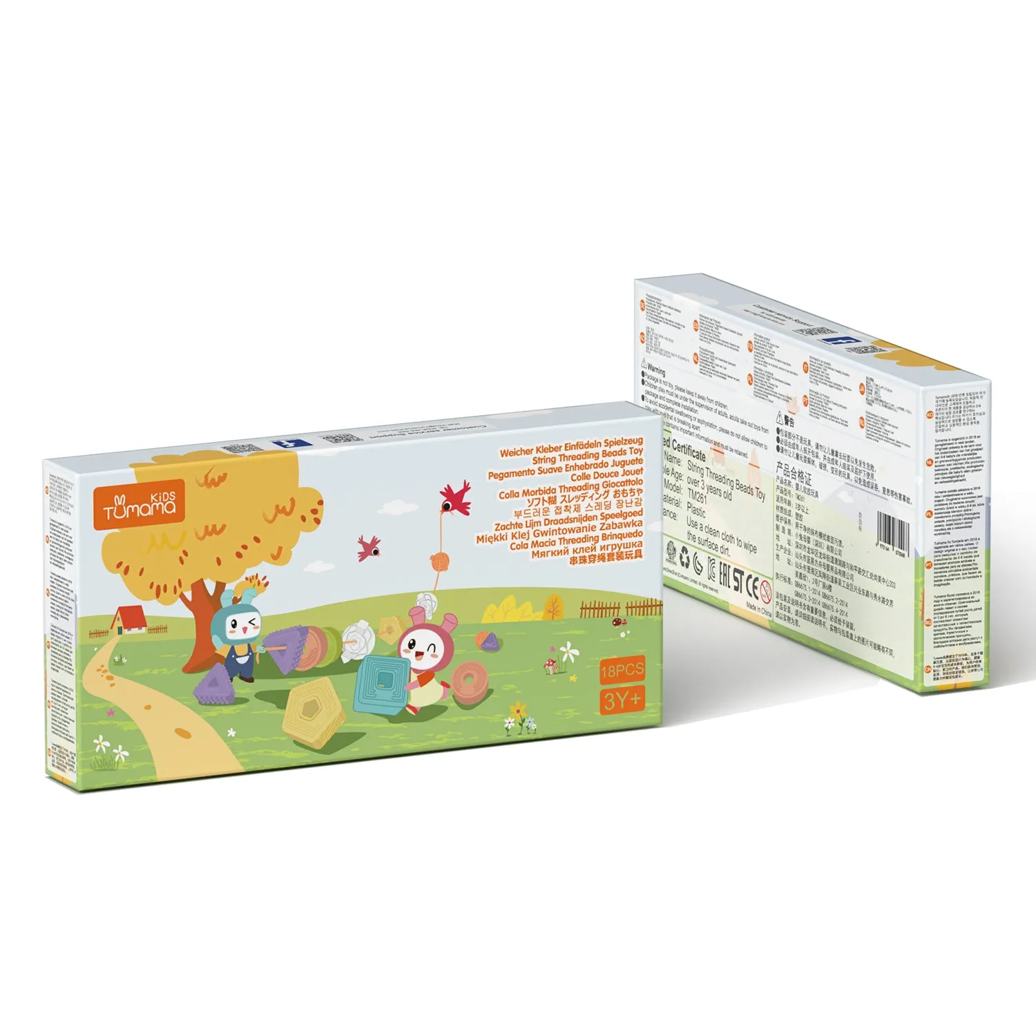 TUMAMA Soft Stacking Blocks Stapelspiel 18-tlg Baby