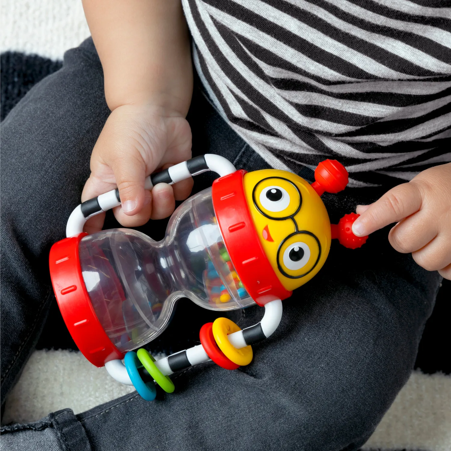 Baby Einstein Cals Sensory Shake-up Rassel mit Spiegel ab 3 Monaten