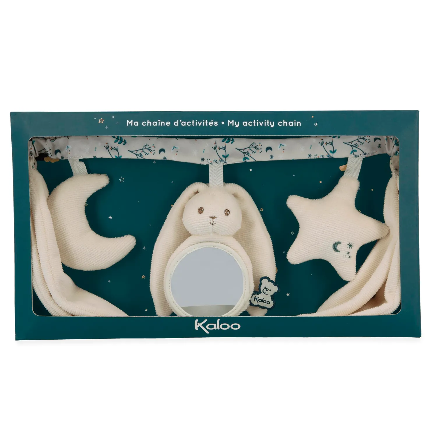 Kaloo Lapinoo Aktivitätskette Creme 40 cm Rassel ab Geburt