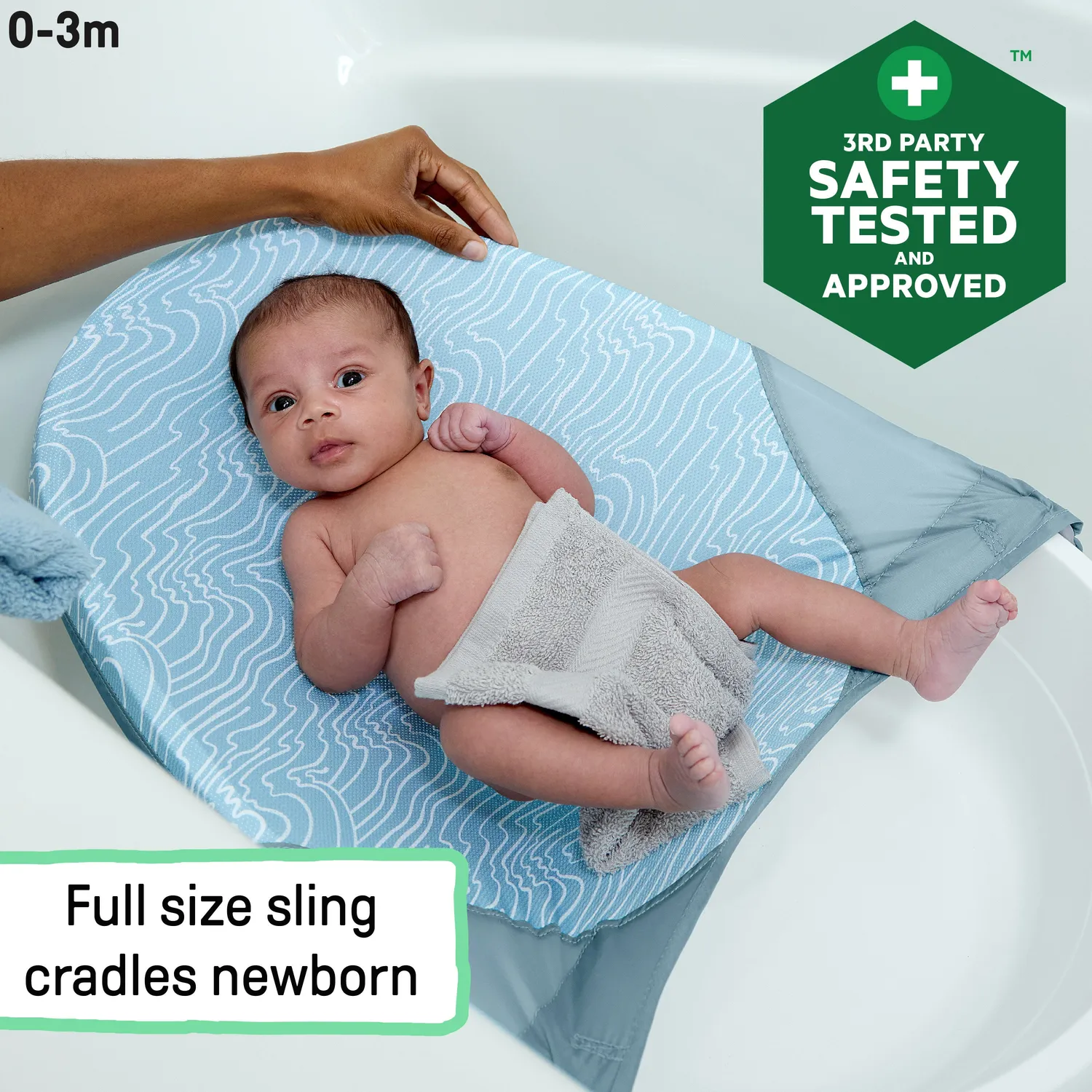 Ingenuity Full Comfort 3-in-1 Babybadewanne mit Einsatz