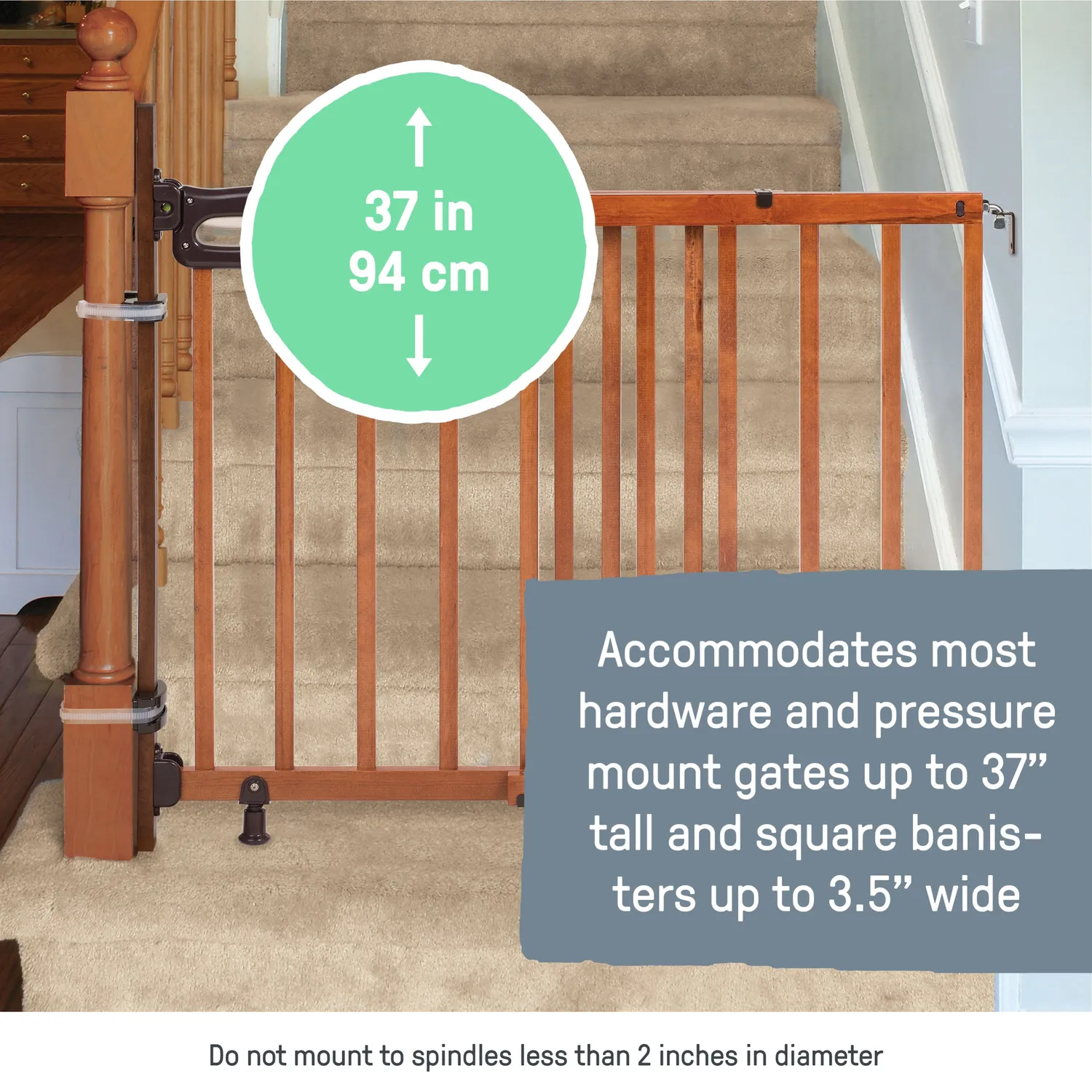 Ingenuity Stairway Banister to Banister Montageset für Treppengitter