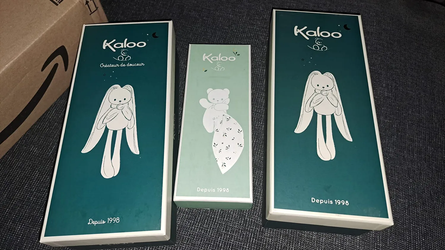 Kaloo Lapinoo Schmusetuch Hase Rosa 35 cm Geschenkbox