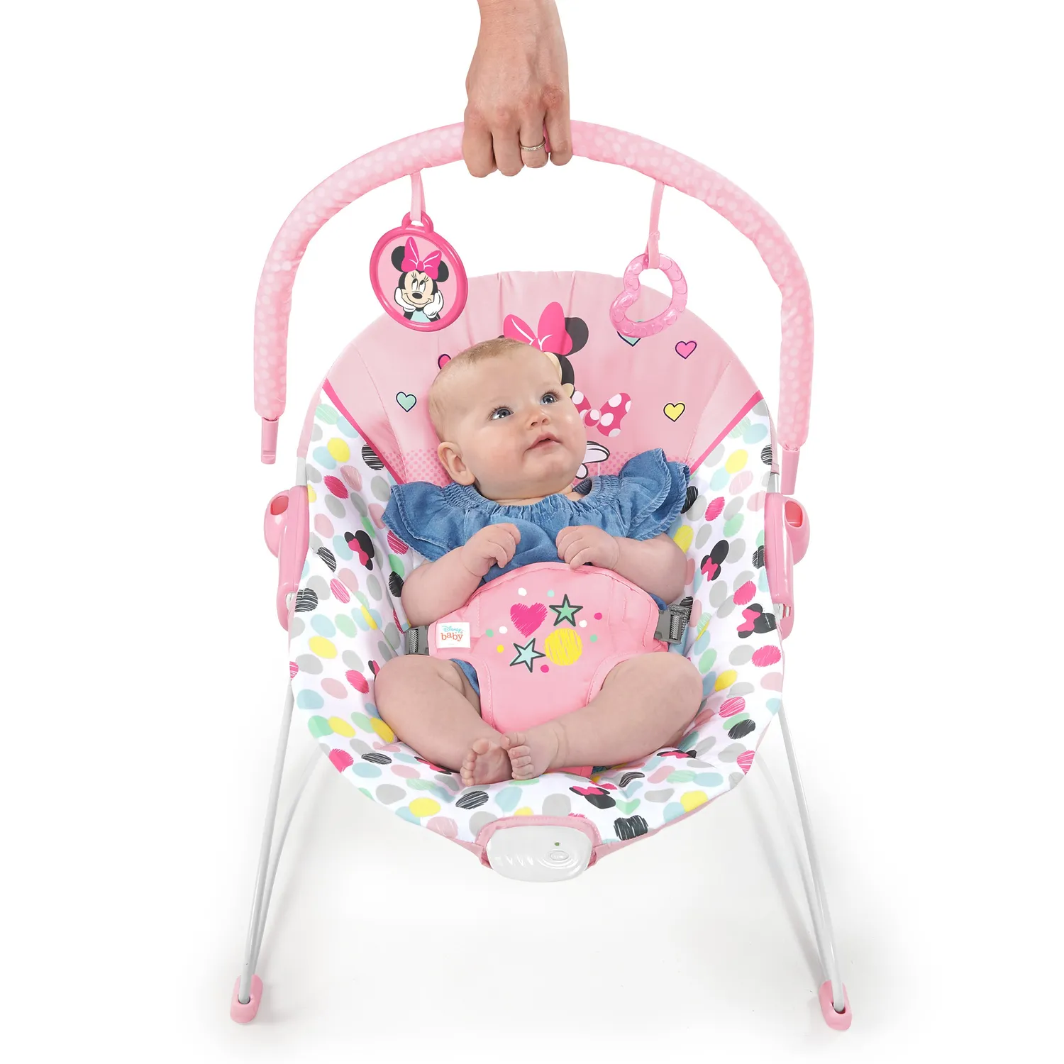 Bright Starts Minnie Mouse Babywippe Spotty Dotty Vibration