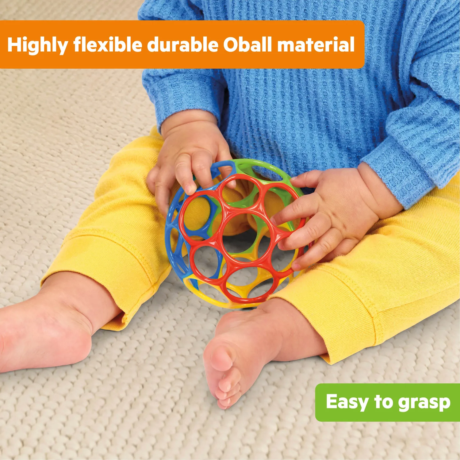 Oball Classic Greifball 10 cm bunt flexibel ab Geburt