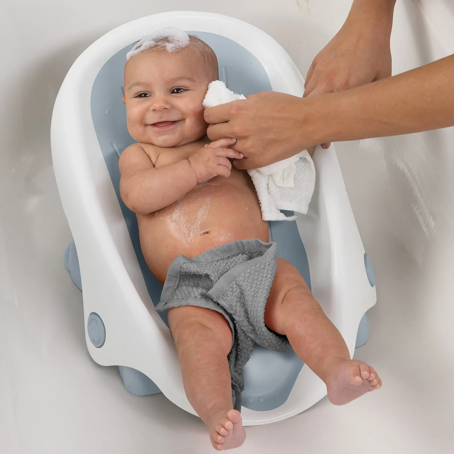 Summer Clean Rinse Baby Bade-Liege 3-Positionen waschbar