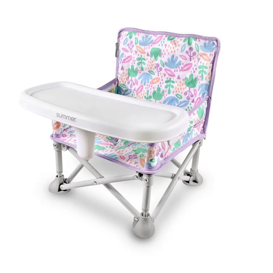 Summer Pop n Sit DLX Joyful Geo Boostersitz mit Tablett