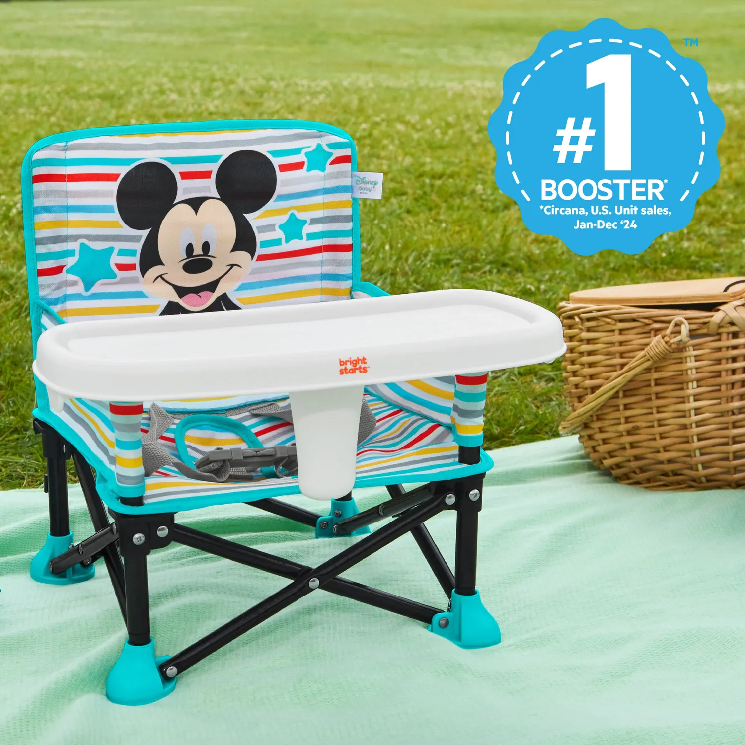 Disney Baby Mickey Mouse Pop N Sit Booster Sitz Mickey
