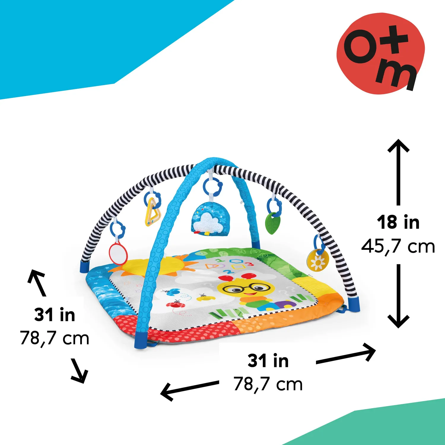 Baby Einstein Cals Curiosity Center Spieldecke faltbar