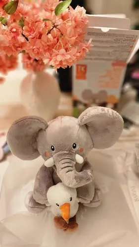 TUMAMA Plüschelefant Kuscheltier mit Aufnahme
