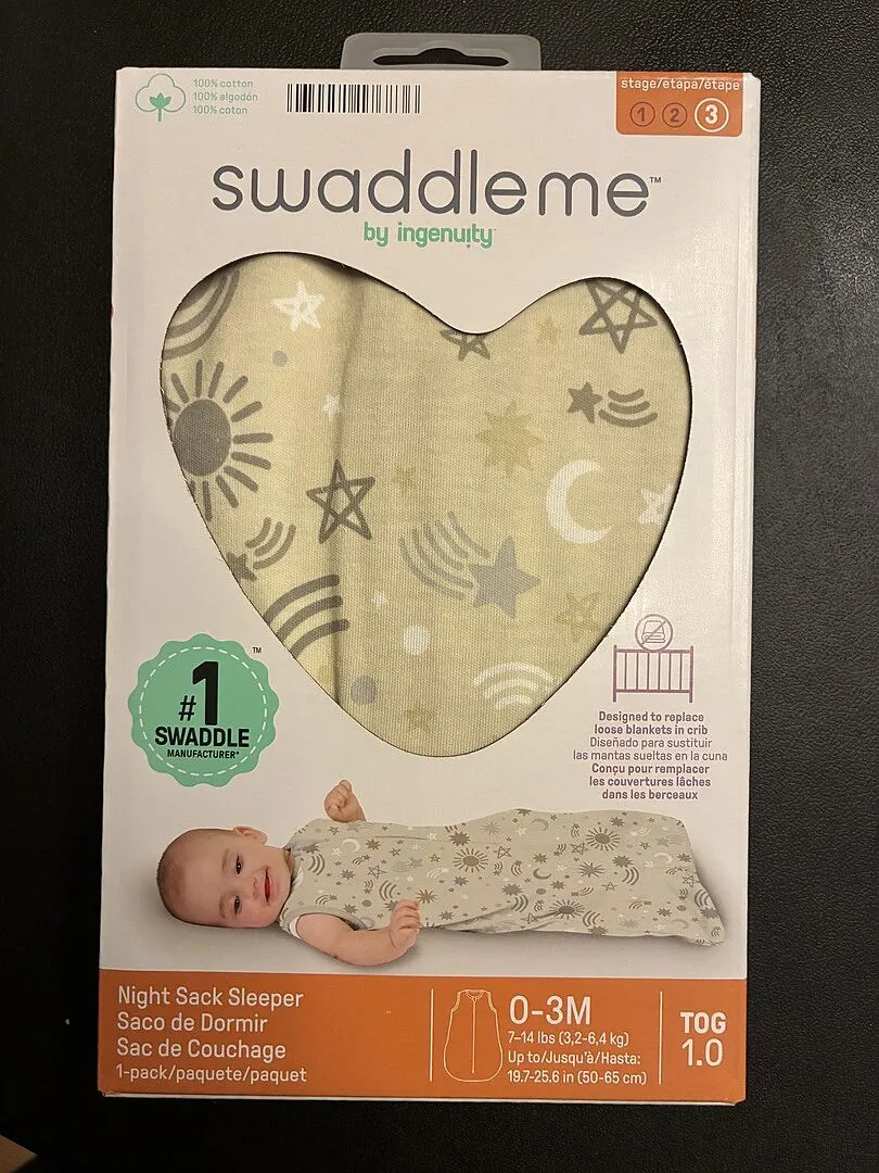 SwaddleMe Celestial Dance Babyschlafsack Baumwolle 0-3 M