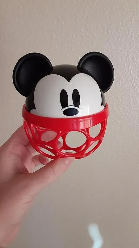 Disney Baby Mickey Oball Rassel Greifspielzeug Rot