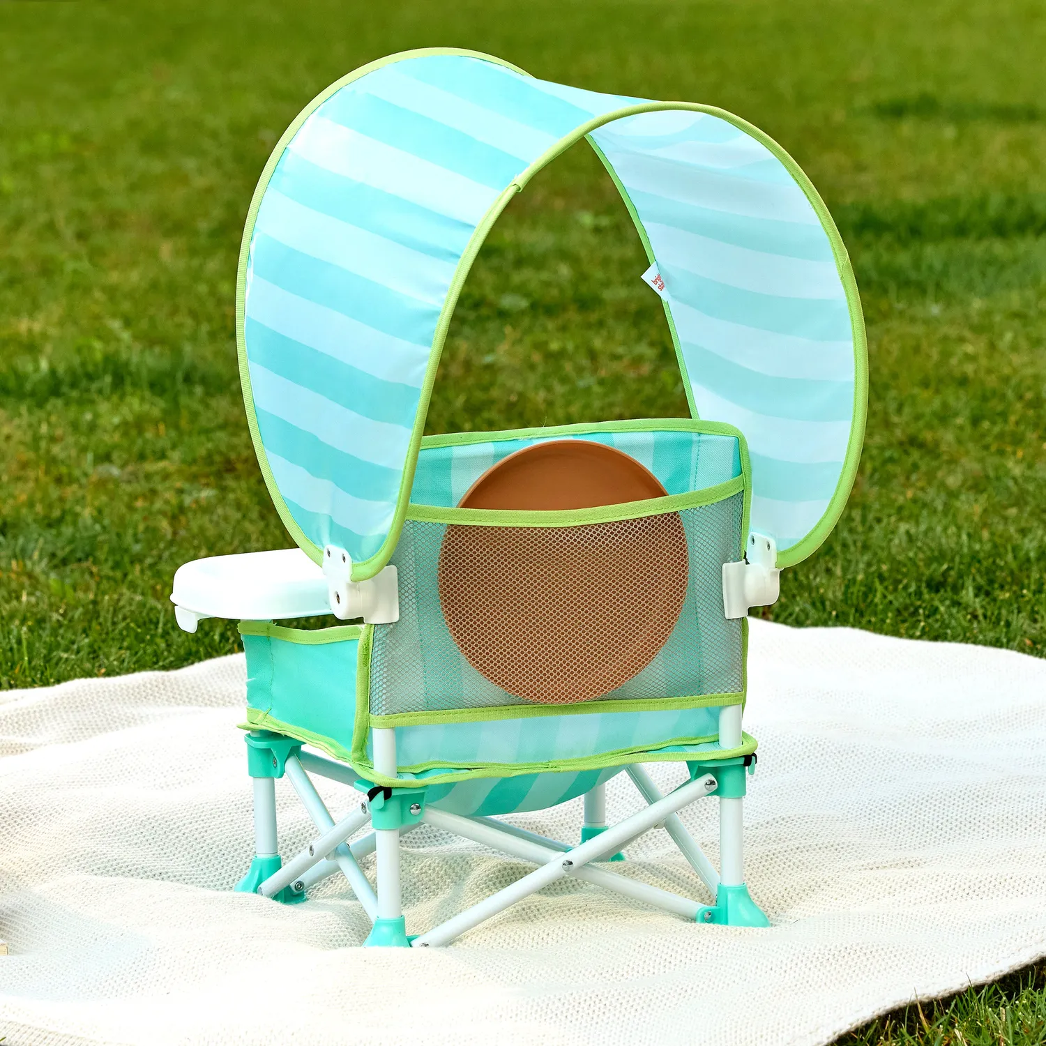 Bright Starts Pop N Sit Cabana Sitzerhöhung Teal UPF50+