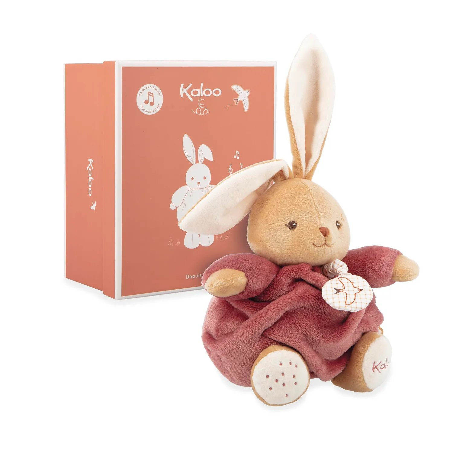 Kaloo Musical Hase Schmusetuch 17cm Creme Melodie