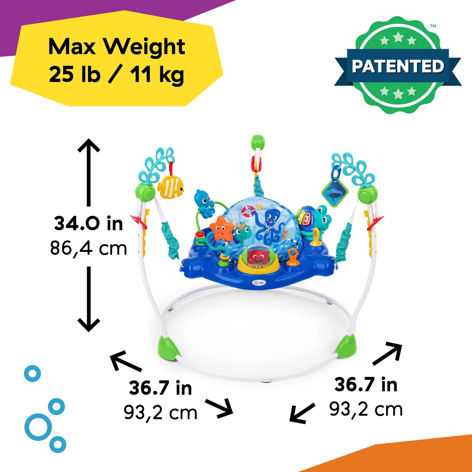 Baby Einstein Neptunes Ocean Discovery Jumper Hopser 6-12 Monate