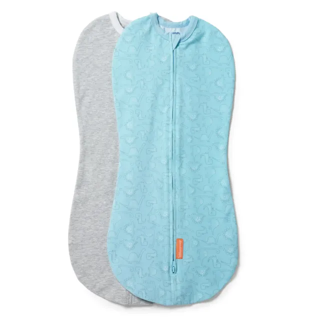 Ingenuity SwaddleMe Pod SM Pucksack Dino Jam 2er atmungsaktiv