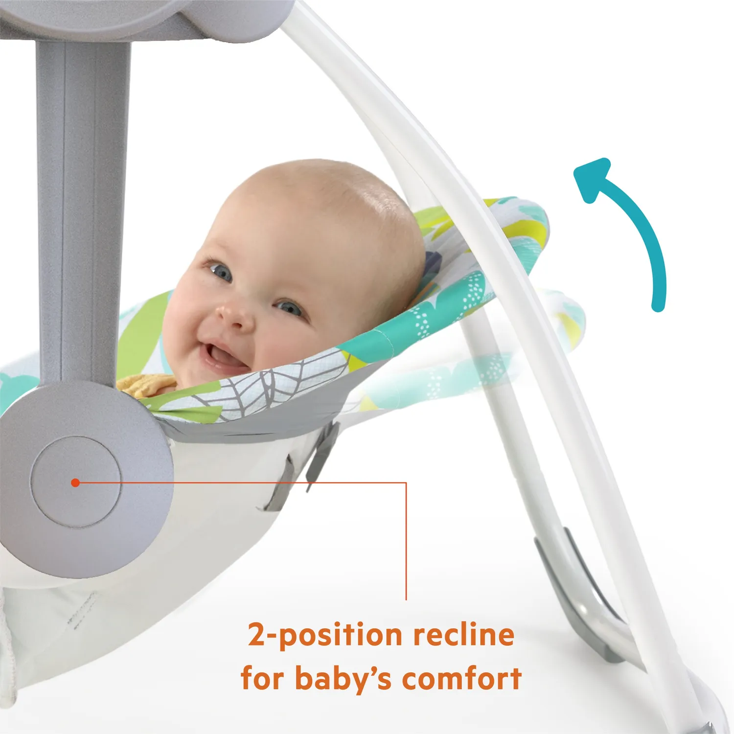 Bright Starts Rainforest Vibes Babyschaukel 6-Stufen faltbar