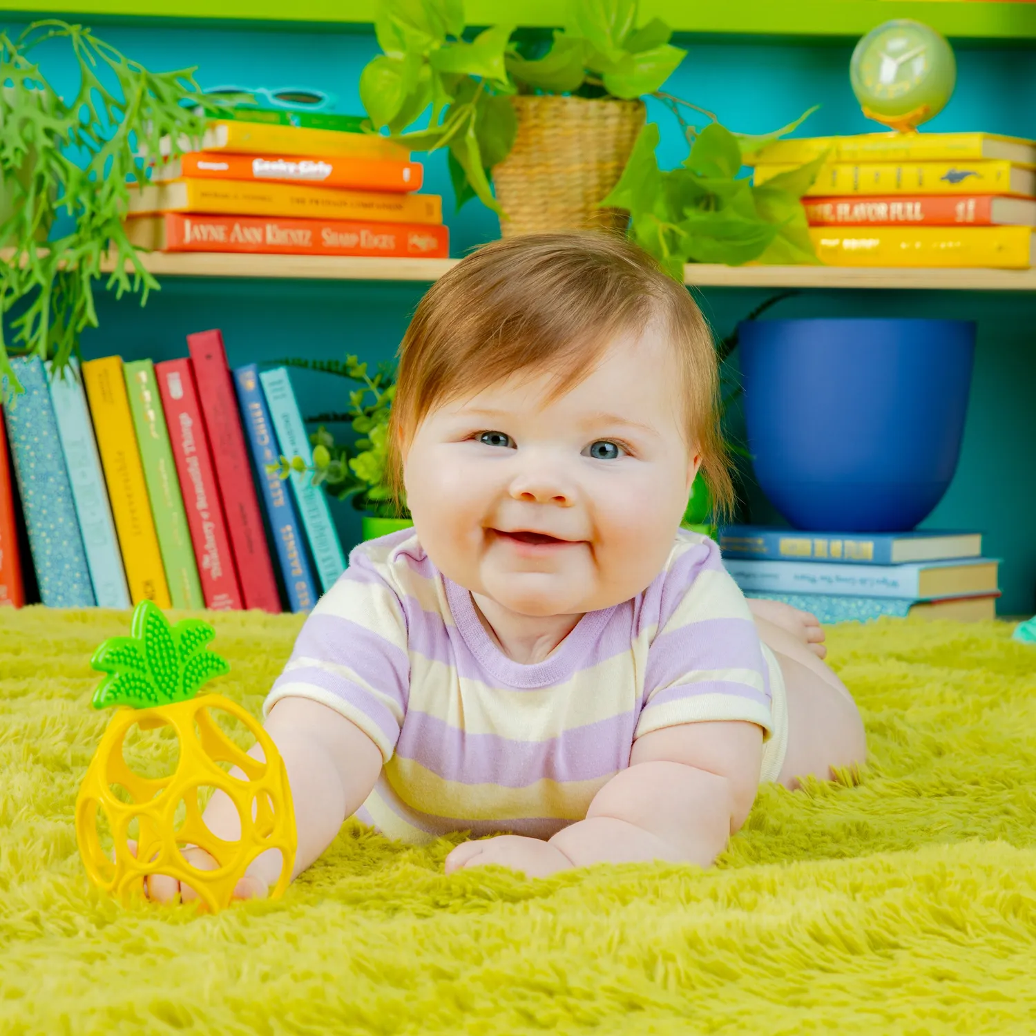 Bright Starts Hold My Own Beißring Ananas Oball