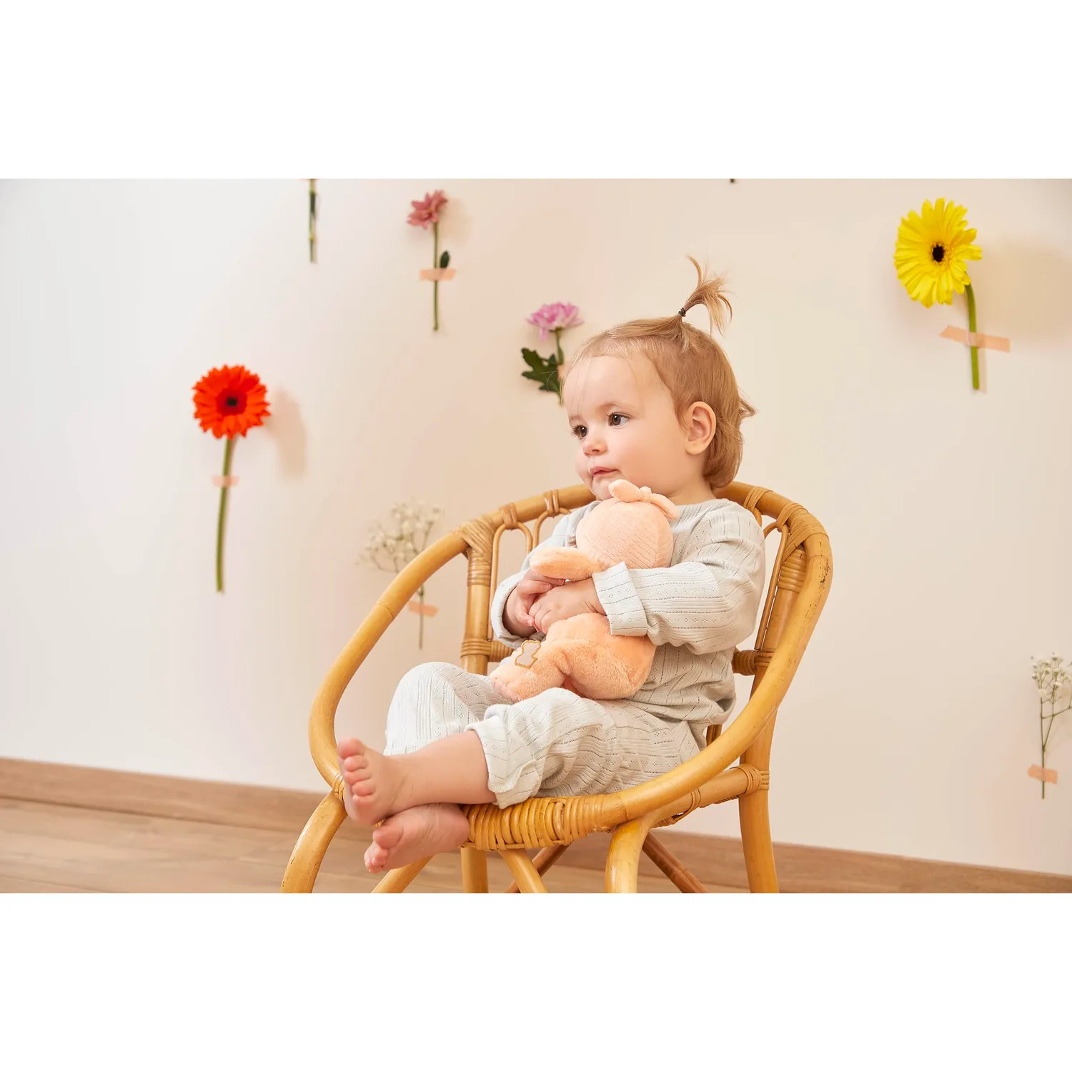 Kaloo Tendresse Zinnie Stoffpuppe 24 cm pfirsich weich