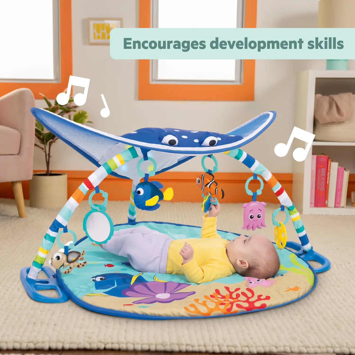 Disney Baby Finding Nemo Mr. Ray Spielbogen mit Licht Musik