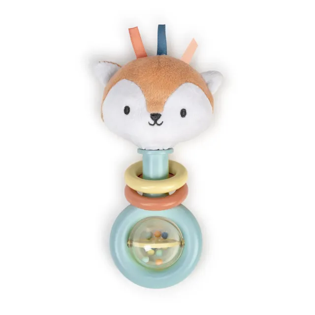 Ingenuity Kitt Babyrassel Ring Fuchs pflanzenbasiert 0-36 Monate
