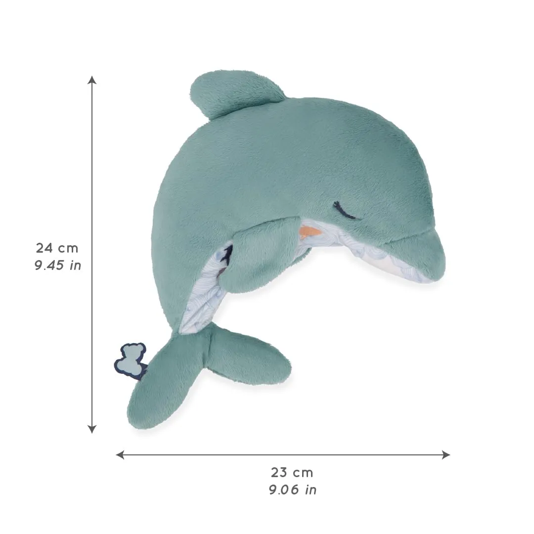 Kaloo Petit Calme Delfin Wärmflasche Kuscheltier warm kalt