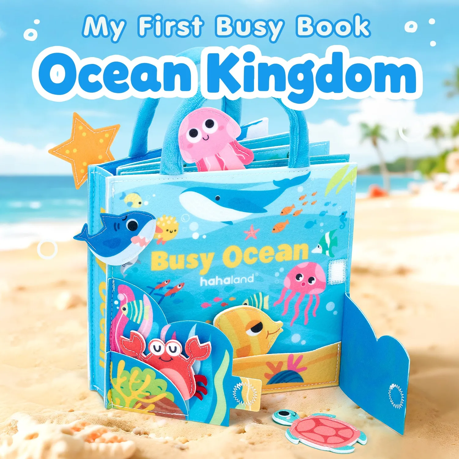 hahaland Ocean Busy Book Quiet Book Filz Ozean