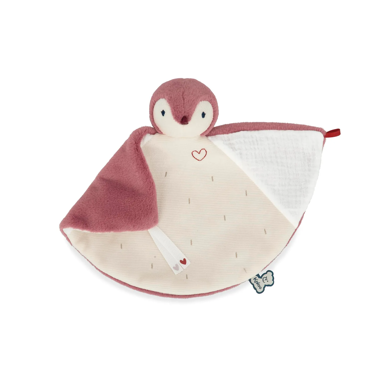 Kaloo Complices Pinguin Schnuffeltuch rosa 23 cm beruhigend