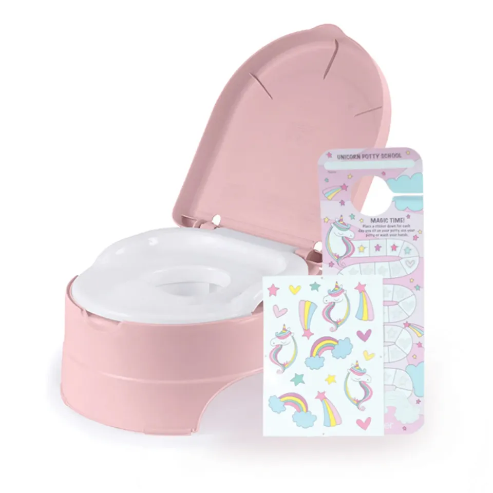 Summer My Fun Potty Töpfchen Rosa mit Sticker 18-48 Monate