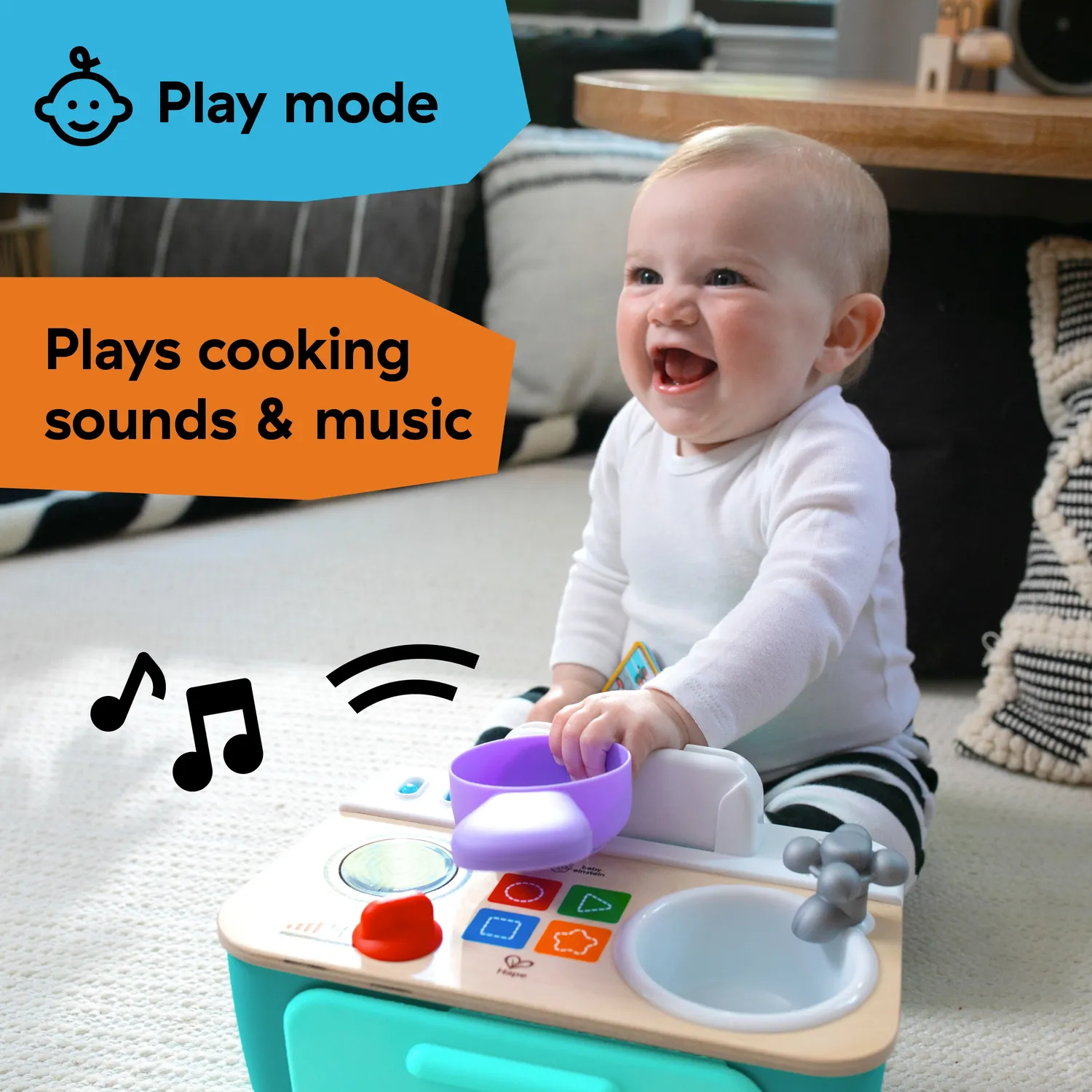 Baby Einstein Magic Touch Kitchen Spielküche Holz 9 Monate