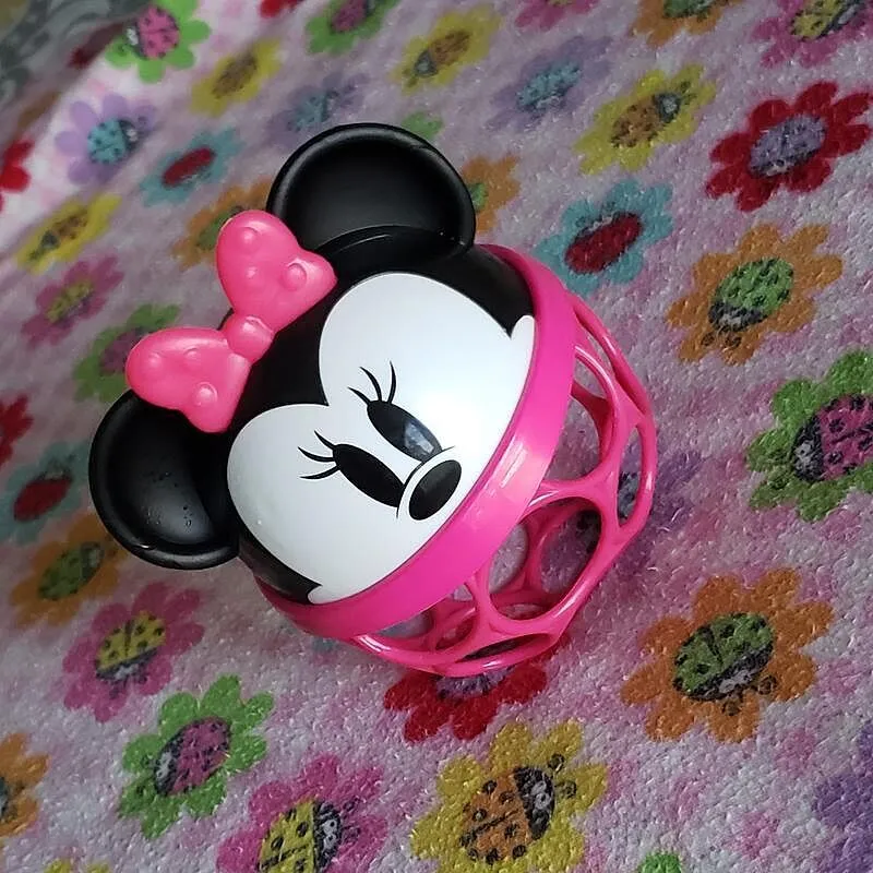 Disney Baby Minnie Mouse Rattle Along Buddy Rassel Pink BPA-frei