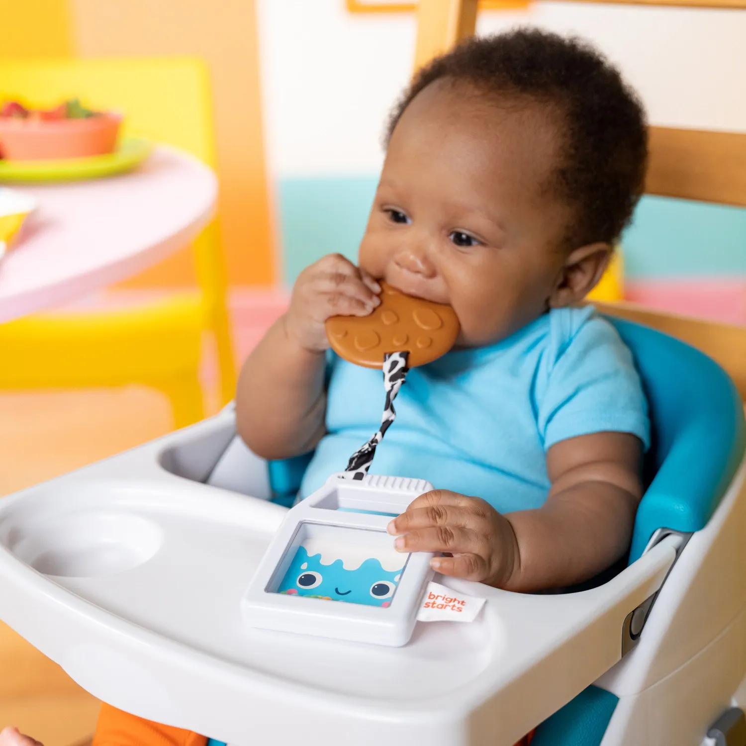 Bright Starts Cookies & Teethe Rassel und Beißring 2-in-1