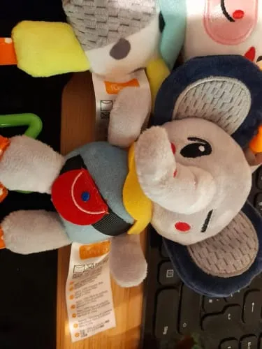 TUMAMA Hänge Rassel Set 4-teilig Plüsch ab Geburt