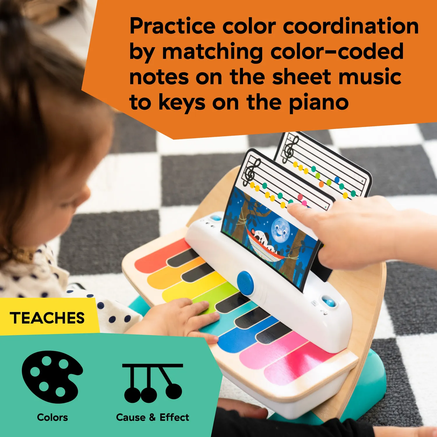 Baby Einstein Magic Touch Piano Holzklavier mit Noten