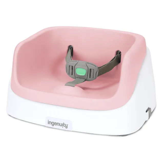 Ingenuity SmartClean Sitzerhöhung Pink abwischbar mit Gurt
