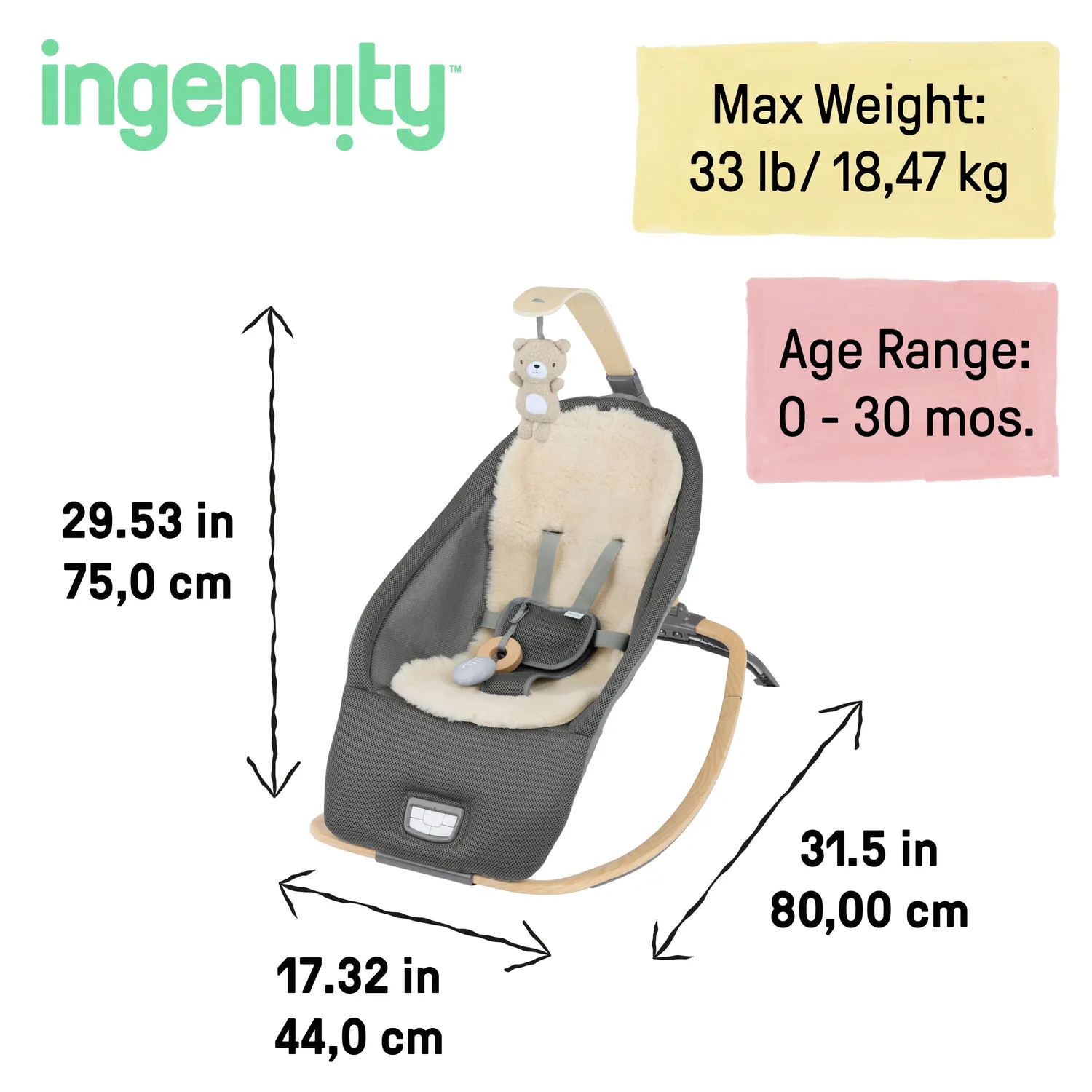 Ingenuity Every Season Wesley Babyliege Lammwolle