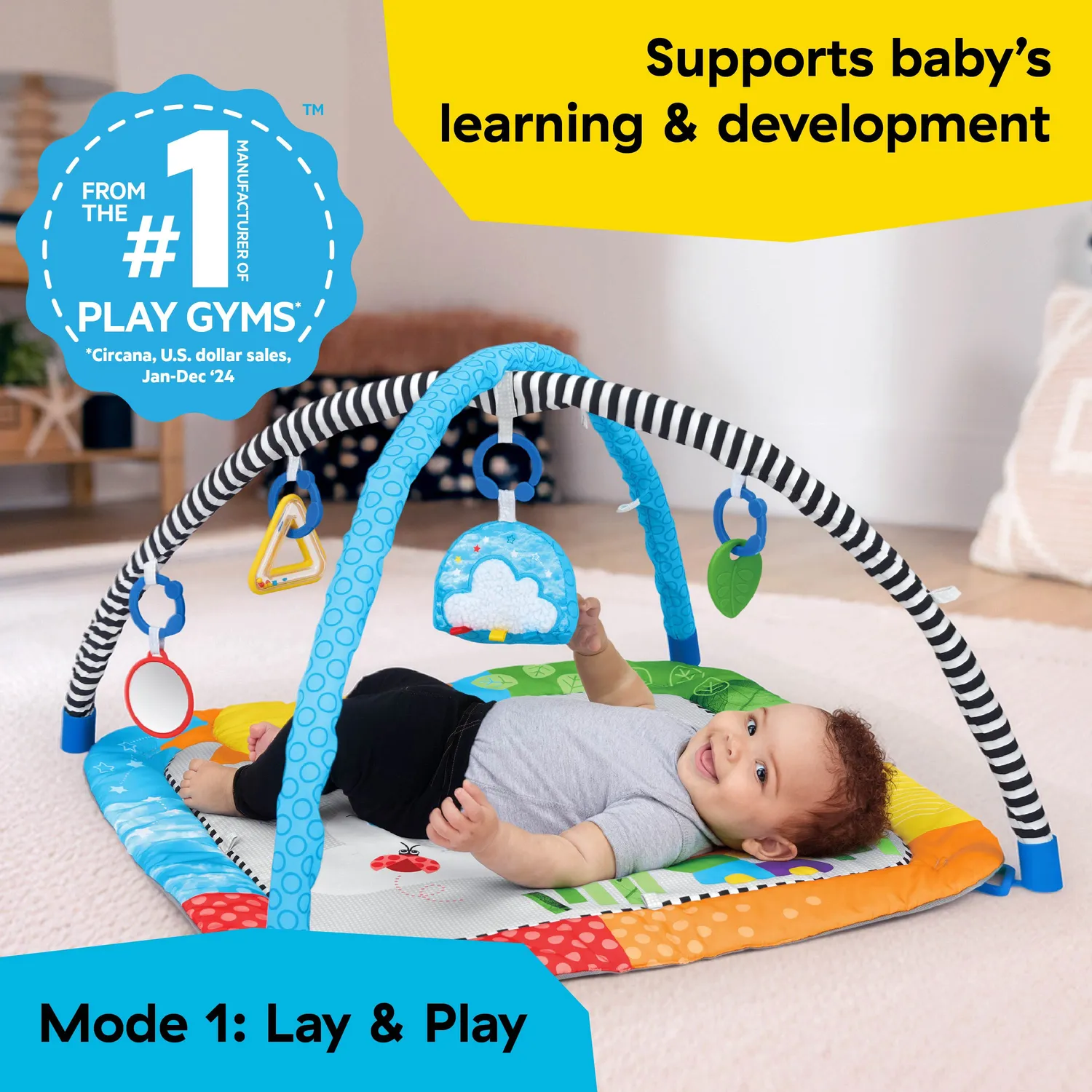 Baby Einstein Cals Curiosity Center Spieldecke faltbar