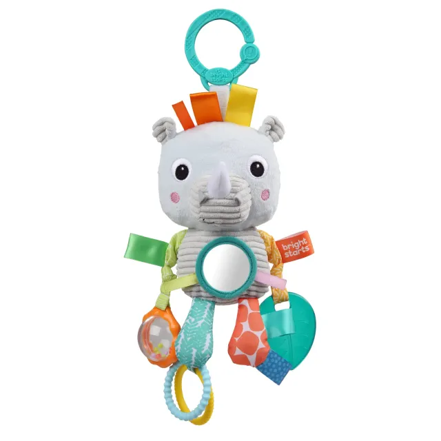 Bright Starts Playful Pals Anhänger Nashorn mit Spiegel