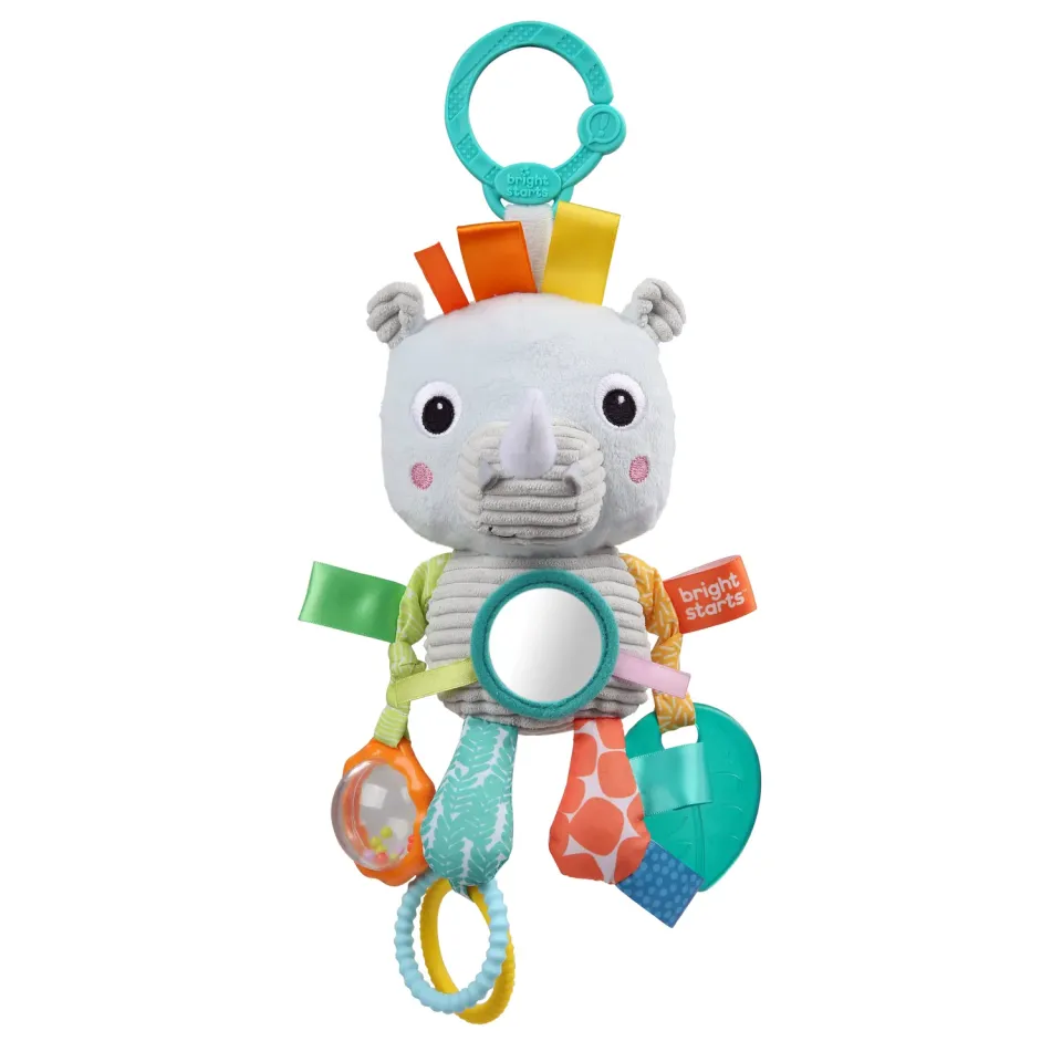 Bright Starts Playful Pals Anhänger Nashorn mit Spiegel